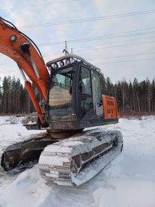 HITACHI ZX160LC-3 TULOSSA,  KALLISTAJA+PYÖRITTÄJÄ