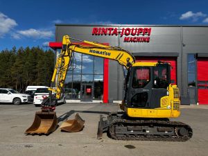 Komatsu PC 78 US / Pyörittäjä, Rasvari, 2 kauhaa