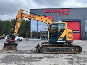 Hyundai HX 145 LCR  Puskulevy / Rototilt+pihdit.Rasvari