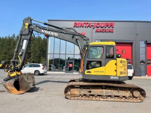 Volvo ECR 145 CL / Engcon+pihdit, Rasvari,2 Kauhaa