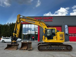 Komatsu PC 228 USLC-11/ Engcon+pihdit, 3 kauhaa,Rasvari