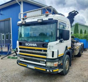 SCANIA P124 360 6x2, Hiab