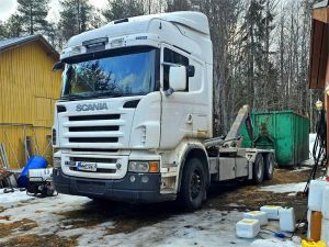 Scania R580 6x2, kontti, Loglift, Tamtron