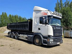 Scania R730 8x4, Hiab Multilift, lava
