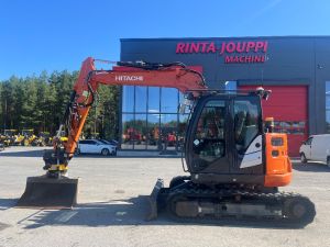 HITACHI ZX 85 / Engcon, Rasvari, Novatron 3D