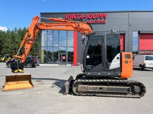 Hitachi ZX 85 US-5A / Engcon+pihdit , Rasvari,Luiskakauha