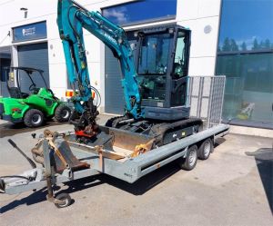 SUNWARD SWE 25 UF, pyörittäjä, 2 kauhaa, kärry, Mini-excavators < 7t