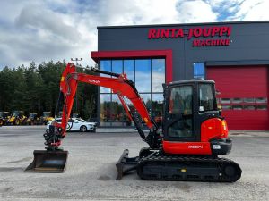 KUBOTA KX 57-4 / Rototilt R2, Rasvari, Ilmastointi, Kauha