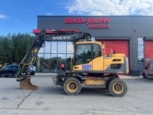Volvo EW 140 D / Pyörittäjä, Rasvari, Lämmitin, Pyöräkaivukoneet
