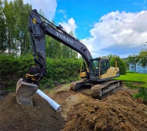Volvo EC210CL, Novatron, Webasto, Luiskakauha