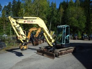 Yanmar Vio 75 A pyörittäjällä