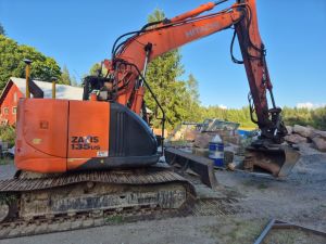 Hitachi ZX 135 US-5 / Pyörittäjä, Kauha paketti, Tulossa!