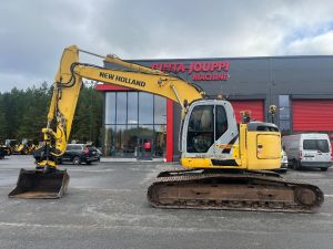 New Holland E 235 B SR / Engcon, 3D, 2 kauhaa