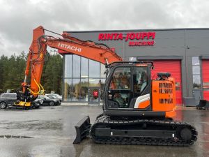 Hitachi ZX 135 US / Engcon, Kauha, Rasvari, Lämmitin