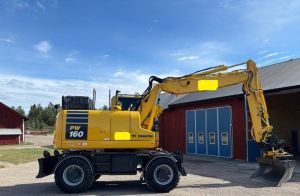 Komatsu PW 160 / Engcon EC-Oil, Leica 3D, Ym!