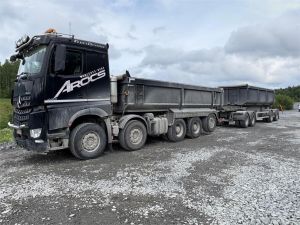 MERCEDES-BENZ Arocs 4463 10x4 + AM 4 aks. kasetti, 2-двуосный