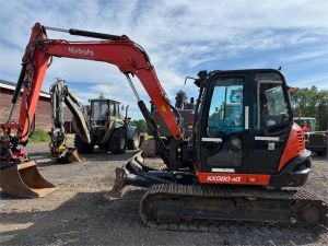 KUBOTA KX080-4, Средние экскаваторы