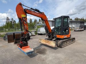 HITACHI ZX 55 U-6 Siistikuntoinen kaivuri, Мини-экскаваторы