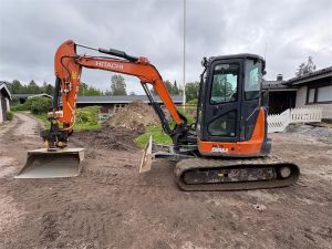 HITACHI ZX55U-6 Stage 5.Pienet tunnit Vain 1070h!!, Мини-экскаваторы