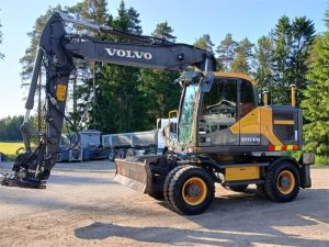 VOLVO EW 160 E + Novatron 3D, Колесные экскаваторы