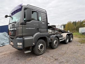 MAN TGS 35.480 8x4 Teliveto Multilift vaijerilaite, Vaihtolava- ja tasonostoautot, 2-akselinen