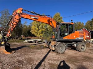 Doosan DX170W-5, Pyöräkaivukoneet