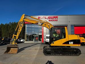 CAT 312 C / Pyörittäjä + pihdit, Suomi kone!
