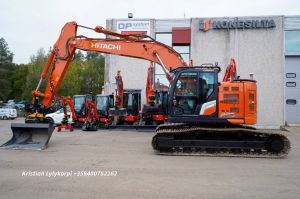 HITACHI ZX225USLC-7 ENGCON JA NOVATRON, Bandburna grävmaskiner
