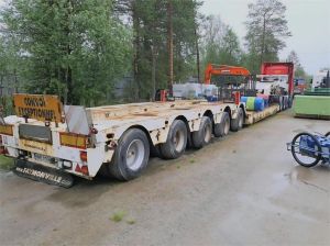 Faymonville STBZ-5VA + Scania R164 580, Lavetit