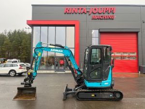 AIRMAN AX 33 U-7 / Pyörittäjä, Kauha, Rasvari, Mini-excavators < 7t
