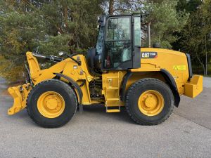 CATERPILLAR 914K + VOLVO LIITIN + KAHDET LISÄHYDRAULIIKAT + RASVARI + ILMASTOINTI + JNE