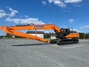 DEVELON DX300LC-7 SLR PITKÄPUOMI + 800MM TELAT + PROBO HYDRAULIIKKA + 18M PUOMIT