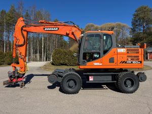 DOOSAN DX160W-3 RATAKONE + RASVARI + LÄMMITIN + PROBO INDEXATOR R6 PIHDILLÄ