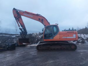 DOOSAN DX225LC, Bandburna grävmaskiner