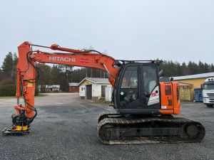HITACHI ZAXIS135US-6 + 800MM TELAT + RASVARI + LÄMMITIN + PROBO EC219 PIHDILLÄ