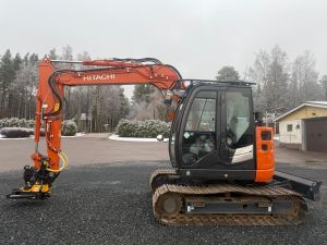 HITACHI ZAXIS85US-6 + RASVARI + 600MM TELAT + PROBO ENGCON EC209 PIHDILLÄ + ILMASTOINTI 