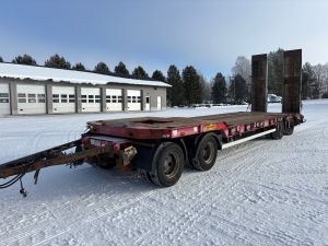 HUMBAUR 4-AKSELINEN + 9,8M POKATTU KANSI + ILMAJOUSET + LEVIKKEET + HYDRAULIRAMPIT
