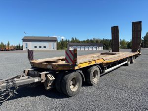 HUMBAUR 4-AKSELINEN + 9,8M POKATTU KANSI + ILMAJOUSET + LEVIKKEET + HYDRAULISET RAMPIT, Special transport