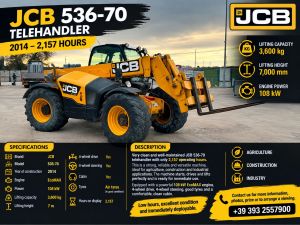 JCB 536-70 , Telescopic handlers