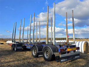 WECKMAN 4-aks. Puuperävaunu, Timber trailers