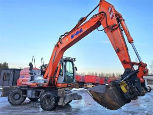 FIAT-KOBELCO E 175W, Engcon, Eberspächer, Rasvari, Kauha, Wheeled excavators
