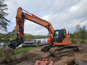 DOOSAN DX 235 LCR, Leica 3D, SMP ST28 rototiltti pih, Bandburna grävmaskiner
