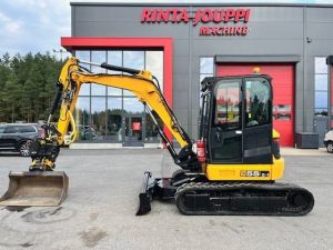 JCB 55 Z-1 /  VÄHÄN AJETTU , Engcon,Rasvari Ym, Minikaivukoneet < 7t