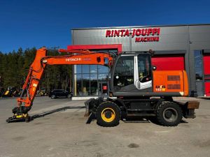 Hitachi ZX 140 W-3 / Vähän ajettu, 3Kauhaa, Huoltokirja!