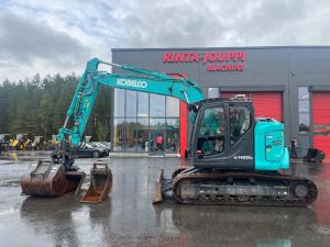 KOBELCO SK 140 SR LC-7 / Pyörittäjä, 3 kauhaa, Ym!