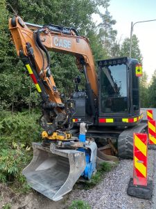 CASE CX 85 D SR / Engcon, Kauha, Rasvari