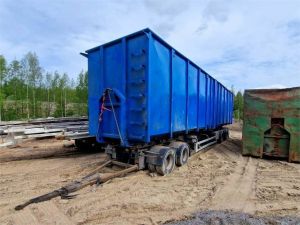 NTM Vaihtolavaperävaunu, 3kpl Hakelavoja, Tipper trailers