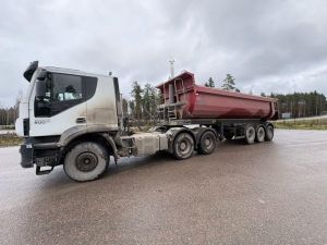 IVECO Trakker AT440T Euro 6, 500hv, Liukuteli kippikärry, 2-axle