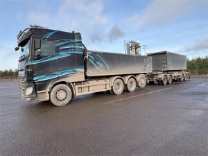 DAF XF 530 FAW Euro 6 8x4 Kasettiyhdistelmä, Sora- ja kippiautot, 2-akselinen