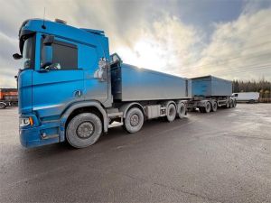 Scania R 650 V8 8x4 Euro 6 Kasettiyhdistelmä, Sora- ja kippiautot, 2-akselinen